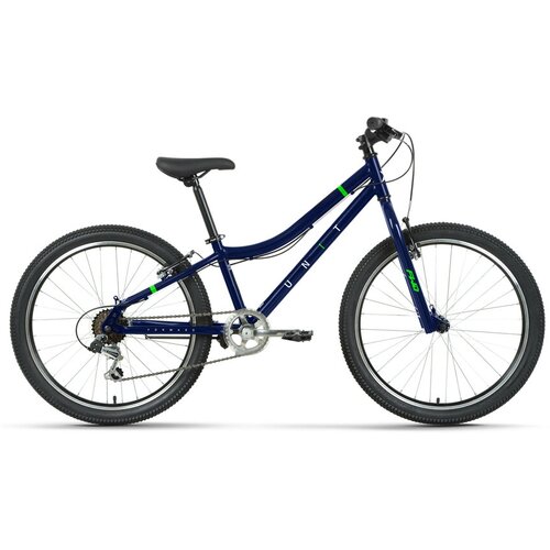 Велосипед подростковый горный 24 Forward Unit 24 10 рама 12 темно-синийярко-зеленый 2099000₽