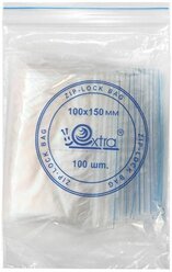 Пакет Extra Zip-lock 10х15 см, 40 мкм прозрачный 100 шт.