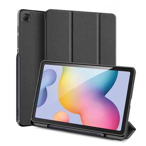 фото Чехол-книжка mypads для samsung galaxy tab s6 lite 10.4 sm-p610 / p615 с функцией засыпания черный