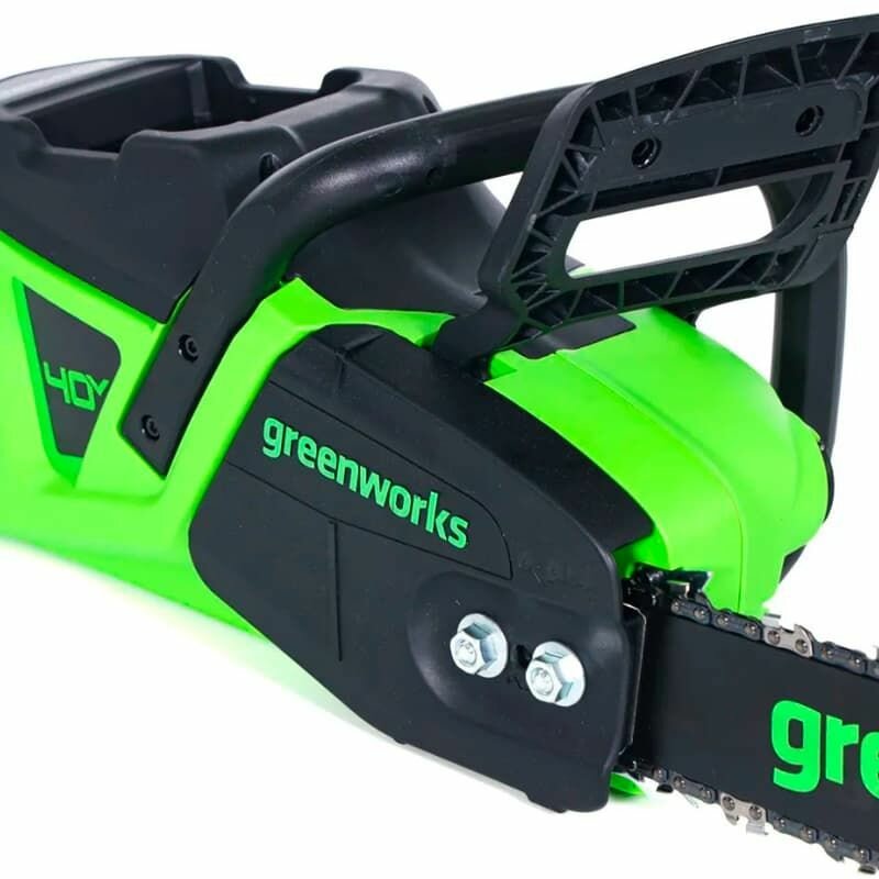 Цепная аккумуляторная пила Greenworks GD40CS20X 40V, длина шины 40 см, без АКБ и ЗУ - фотография № 3