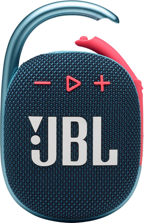 Портативная акустика JBL Clip 4, 5 Вт, синий/розовый