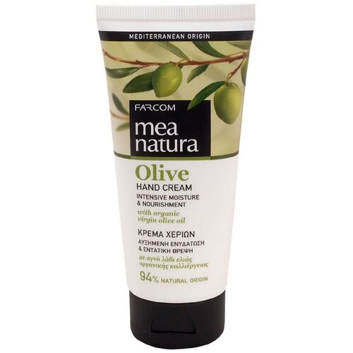 Mea Natura Olive, Крем для рук увлажняющий и питающий, Греция, 100мл