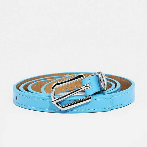 фото Ремень сима-ленд, размер 110, голубой сима-лэнд