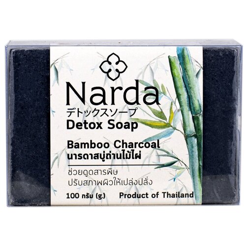Narda Мыло Narda сбамбуковым углем, 100 г