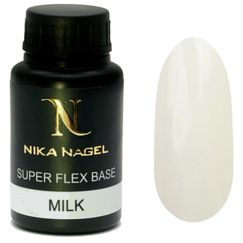 Nika Nagel Базовое покрытие Super Flex base, Pink shine, 30 мл