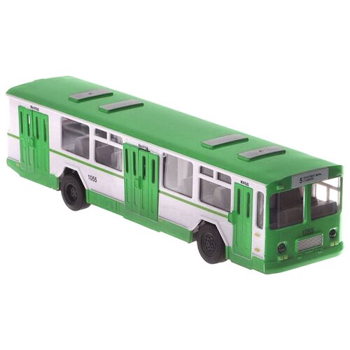 Автобус ТЕХНОПАРК BUS-RC, 24 см, зеленый/белый