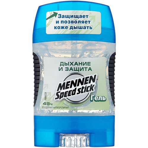 фото Дезодорант-антиперспирант гель mennen speed stick дыхание и защита, 85 г