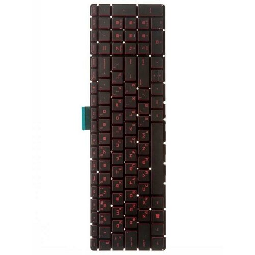 Клавиатура keyboard для ноутбука HP Pavilion черная с красной подсветкой 776927-00 2287₽