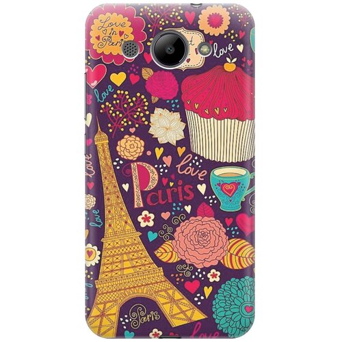 фото Cиликоновый чехол love in paris на huawei y3 2017 / хуавей у3 2017 re:pa