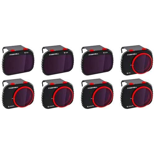 фото Набор светофильтров freewell для dji mavic mini/mini 2 - all day 8pack