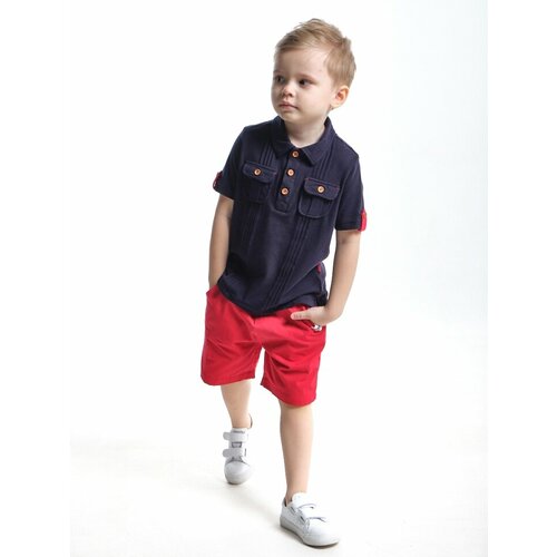 Комплект одежды Mini Maxi, размер 98, синий, красный комплект одежды mini maxi размер 98 синий красный