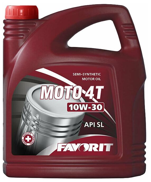   Favorit Moto 4T SAE 10W-30 API SL, FV117139-0004VO