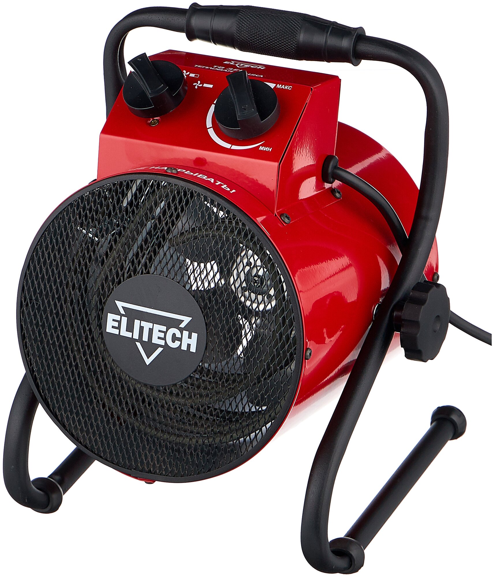 Электрическая тепловая пушка ELITECH ТВ 3ЕК без горелки (3 кВт)