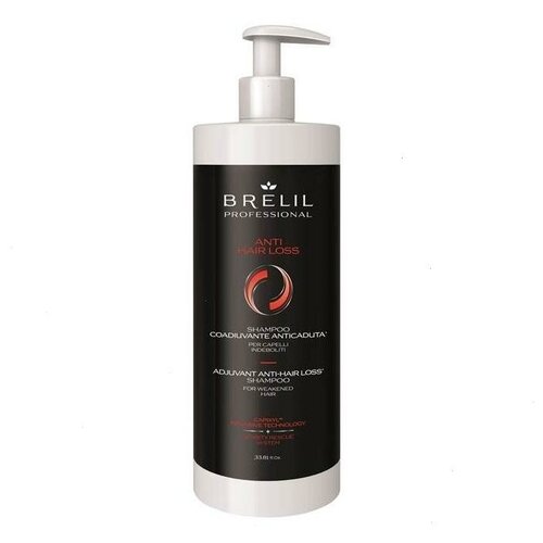 Brelil Professional шампунь против выпадения волос Scalp Care Anti-Hairloss Adjuvant, 1000 мл несмываемый уход brelil professional сыворотка против выпадения волос со стволовыми клетками и капиксилом adjuvant anti hairloss