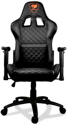 Компьютерное кресло COUGAR Armor ONE игровое, обивка: искусственная кожа, цвет: черный