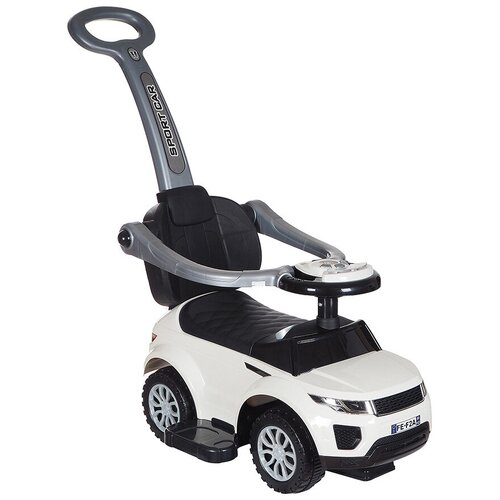 каталки baby care sport car эко кожа Каталка-толокар Ningbo Prince Toys Range, 614W, белый