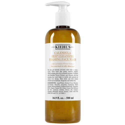 KIEHLS Очищающая гель-пенка с календулой Calendula deep cleansing foaming face wash (75 мл)