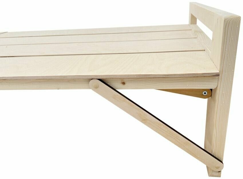 Кровать деревянная раскладная "Дачник" 80х200 см , нагрузка до 200 кг - фотография № 12