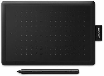 Графический планшет WACOM One Small (CTL-472-N) черный/красный