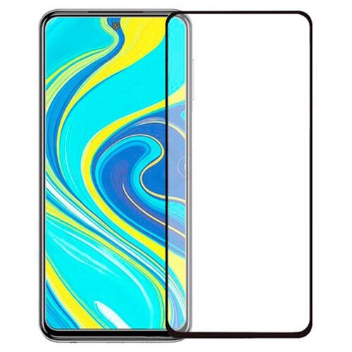 Защитное Полноэкранное стекло для Xiaomi Redmi Note 9S / Redmi note 9 Pro Full Glue (Черный)