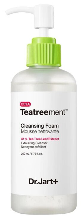 Dr.Jart+ Пенка Teatreement pH Balancing Cleansing Foam, 120 мл, 250 г