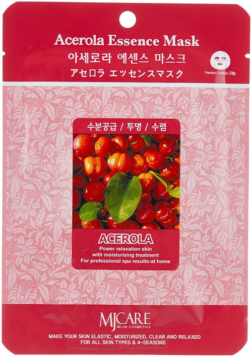 MIJIN Cosmetics тканевая маска Acerola Essence, 23 г