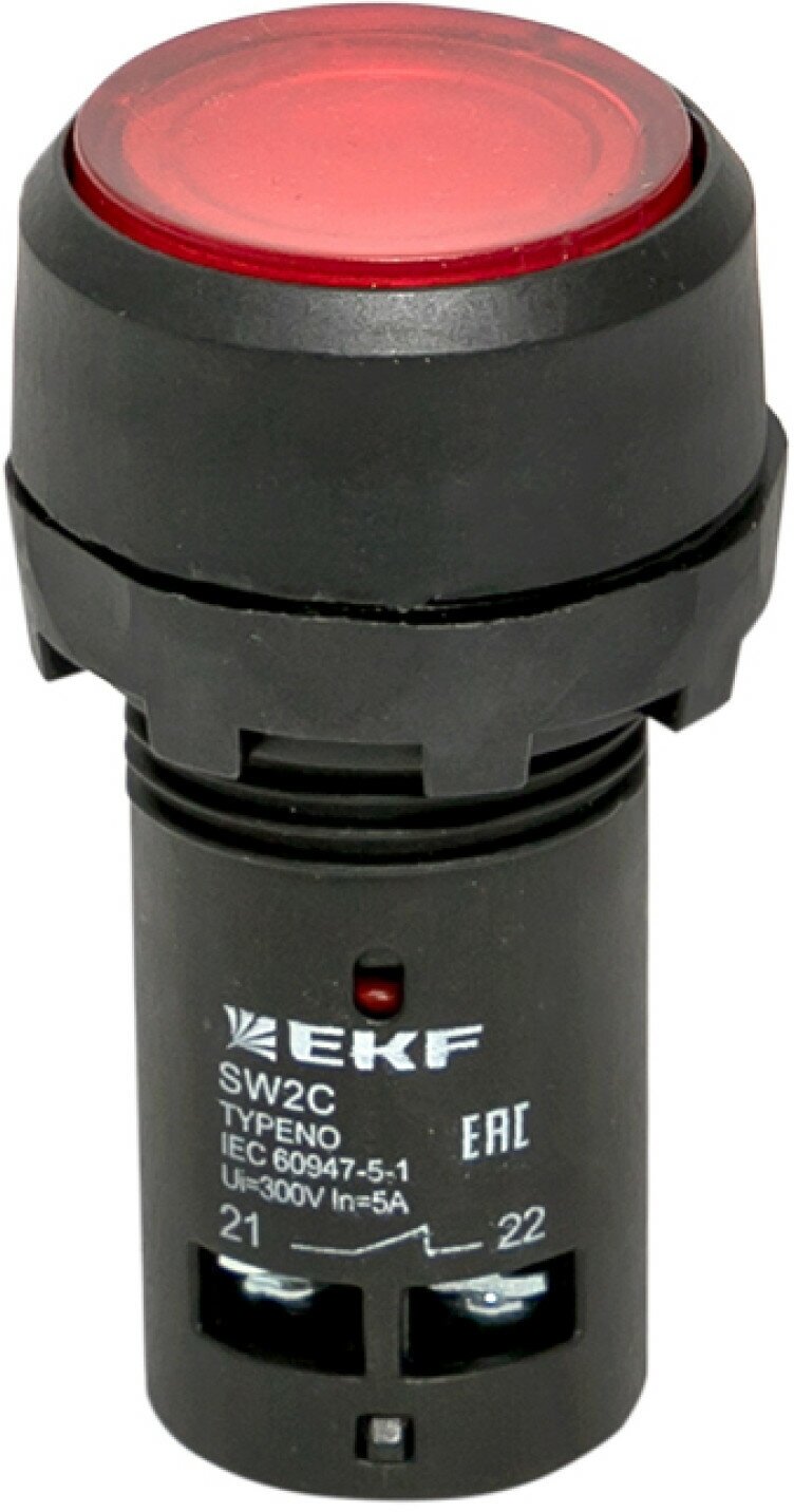 Нажимная кнопка (кнопочный выключатель/переключатель) в сборе EKF - фотография № 6