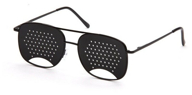 Очки реабилитационные SPG Перфорационные очки-тренажеры мужские