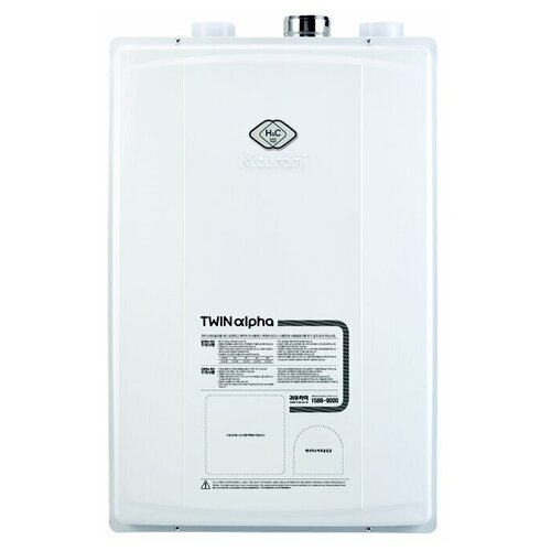 Конвекционный газовый котел Kiturami Twin Alpha 13 151 кВт двухконтурный 3150000₽