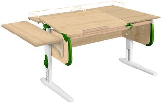 Стол детский ДЭМИ СУТ-25-02 145x82 см клен/зеленый/белый