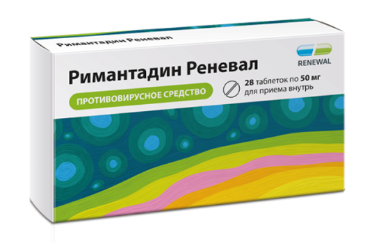 Римантадин Реневал таб., 50 мг, 28 шт.