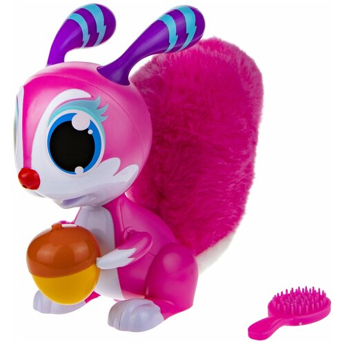 в виде животного 1 toy robopets повторюшка львенок Робот 1 TOY Robopets Озорная белка, розовый