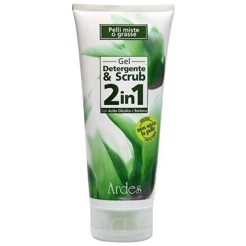 Ardes Гель скраб пилингующий для жирной кожи. Gel Scrub Pelli Grasse 200 мл.. Италия