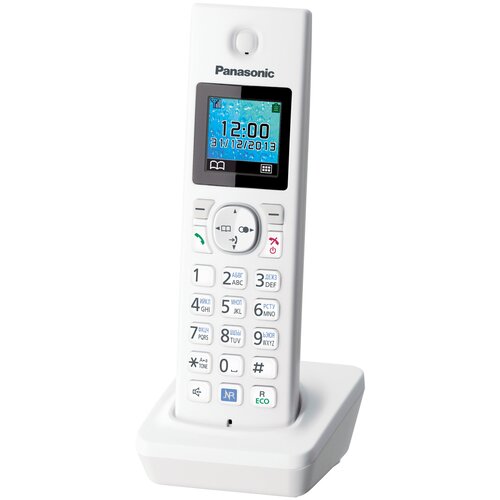 радиотелефон dect maxvi ga 01 caller id интерком спикерофон аон конференц связь черный Дополнительная трубка Panasonic KX-TGA785 белый