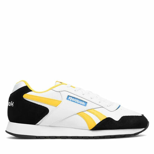 Кроссовки Reebok Glide, размер 11 US, белый, желтый