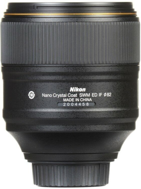 Объектив Nikon 105mm f/1.4E ED AF-S Nikkor, черный - фото №3