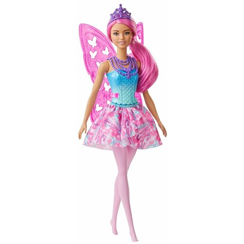 Кукла Barbie Фея со съемными крыльями и короной GJJ98 фея вариант 1 кукла barbie дримтопия с аксессуарами gtg00