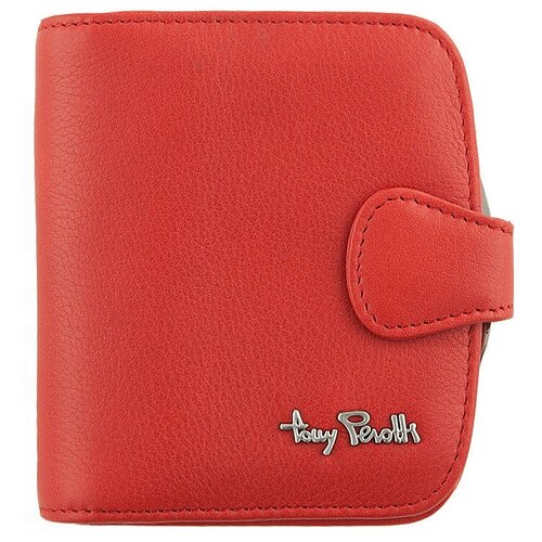 фото Кошелек tony perotti contatto, женская, натуральная кожа, красный