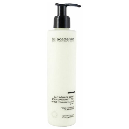 Academie пилинг-молочко для лица Gentle peeling cleanser мягкий 2 в 1, 200 мл academie набор оптимальное очищение 1 шт academie academie visage жирная кожа