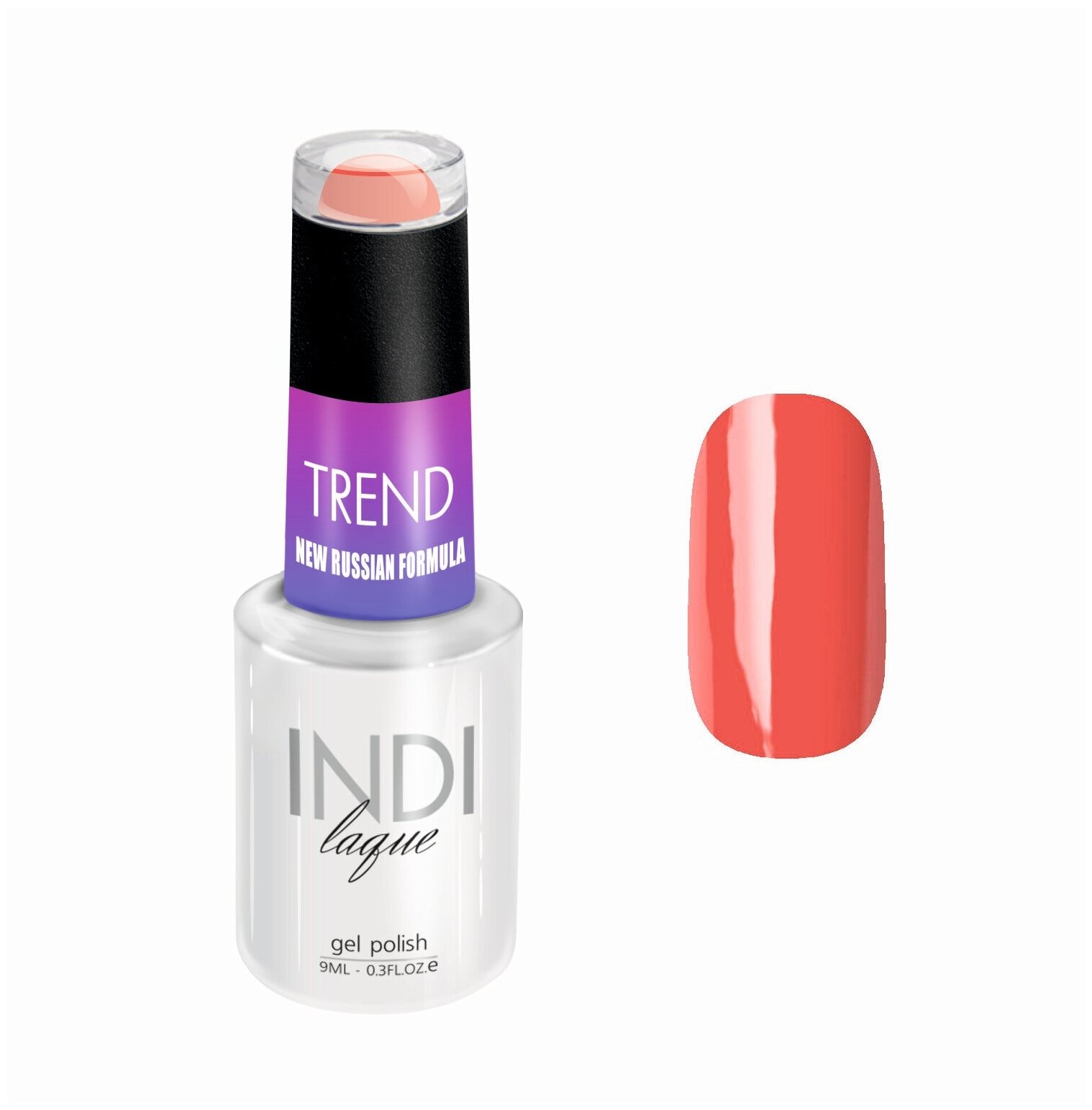 RuNail Professional 5075 Гель-лак INDI laque TREND, №5075 9 мл