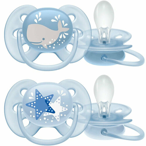 Avent Соска-пустышка 6-18 мес ultra soft Avent SCF223/03