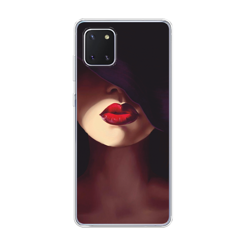 Силиконовый чехол на Samsung Galaxy Note 10 Lite / Самсунг Гэлакси Нот 10 Лайт Красные губы