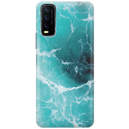 фото Cиликоновый чехол на vivo y20 / виво у20 с принтом "лазурный океан" gosso