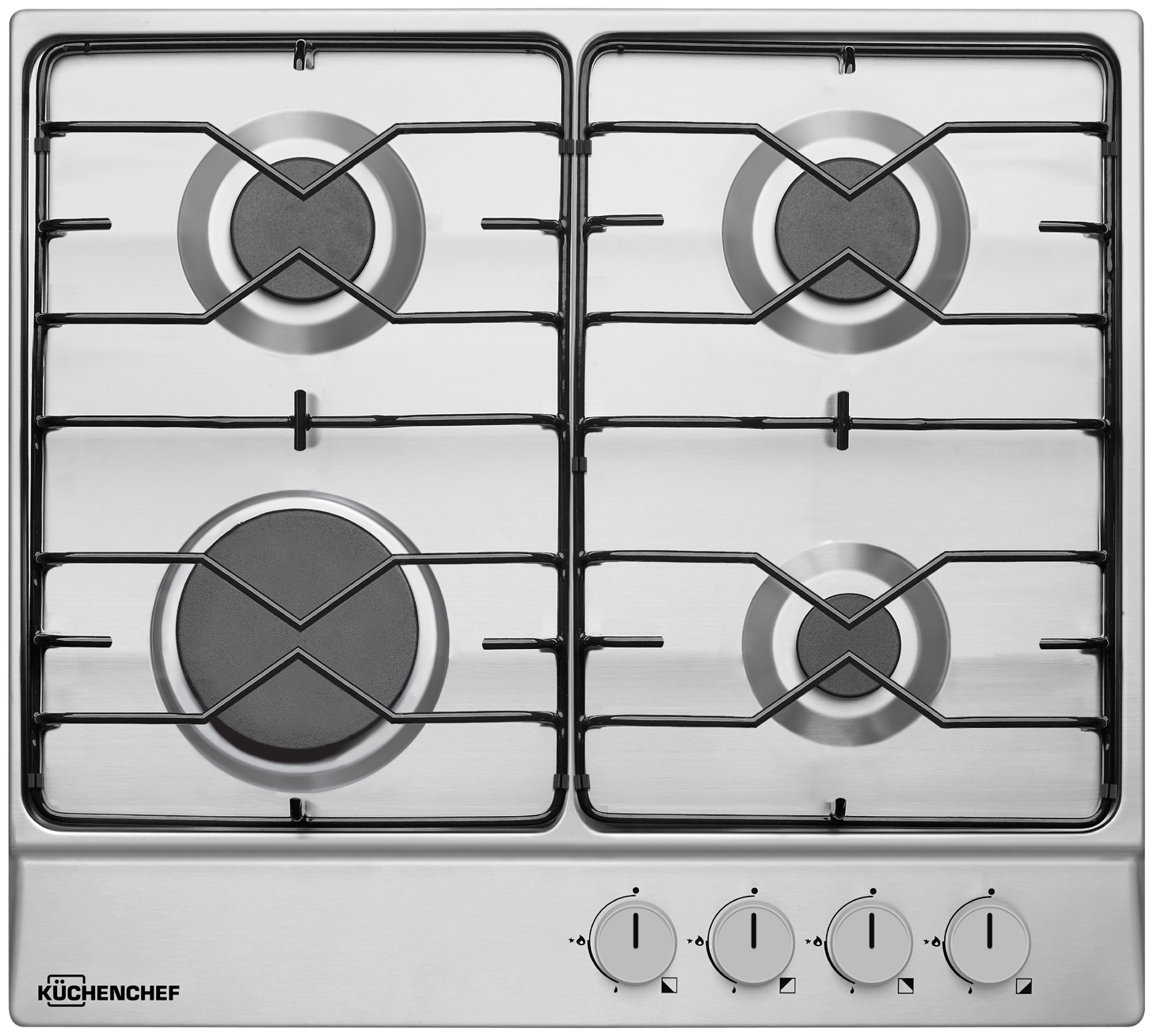 Варочная панель KUCHENCHEF , независимая, нержавеющая сталь - фото №1