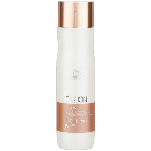 Wella Professionals шампунь Fusion, 250 мл шампуни wella professionals шампунь интенсивный восстанавливающий fusion shampoo