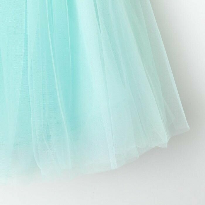 Платье Kaftan, нарядное, однотонное, размер 30, бирюзовый, голубой - фотография № 15