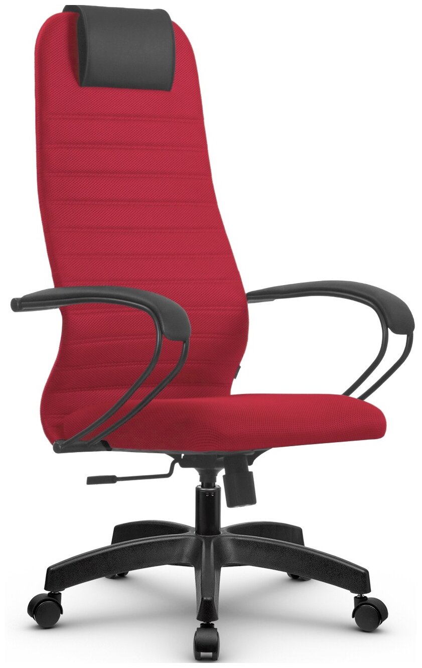 Компьютерное кресло Метта SU-BP-10 PL (SU-B-10 100/001) офисное, обивка: текстиль, цвет: красный