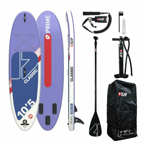 фото Доска sup надувная prime 10'5x34"x6" classic purple prime snowboards