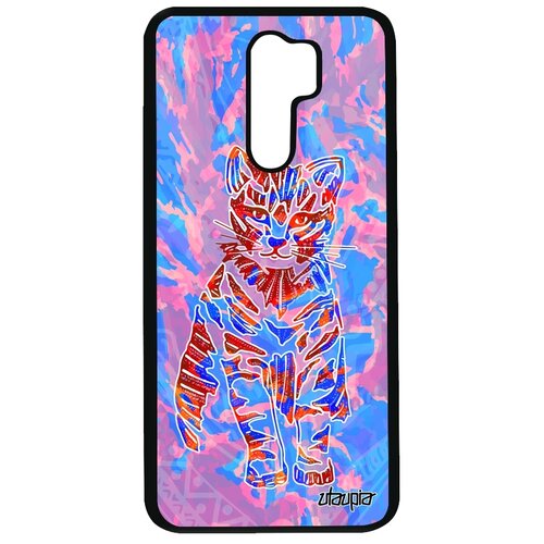 фото Чехол для xiaomi redmi 9, "кот" тигристый дикий utaupia
