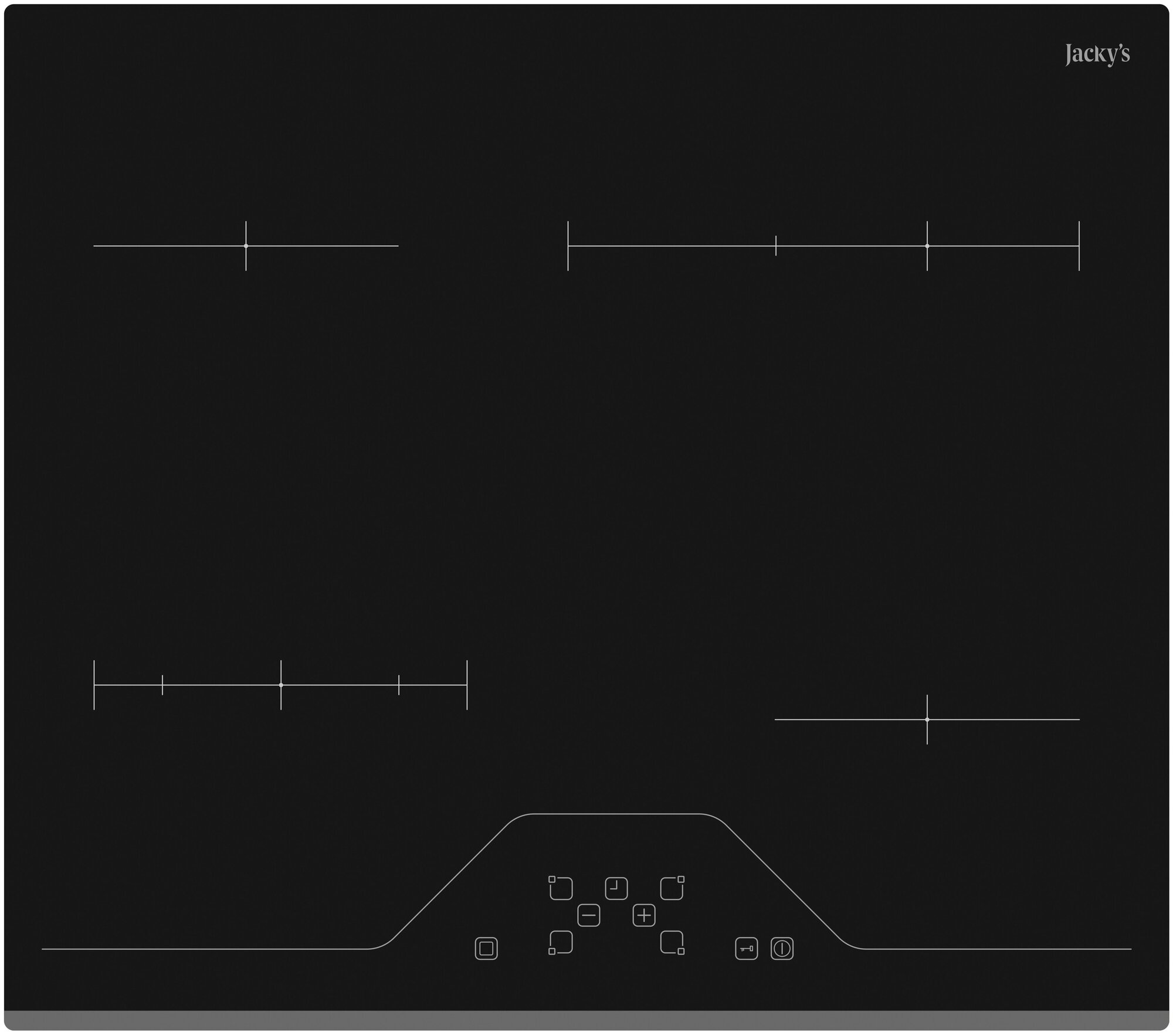 Встраиваемая электрическая варочная панель Jacky's JH MB67